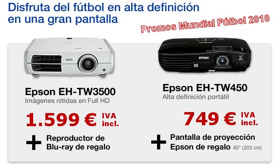 Epson TW3500 und TW450 Aktionen mit Geschenk