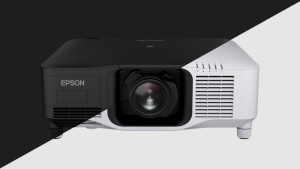 Schwarz-Weiß-Gehäuse – Hochhelligkeits-Laserprojektoren von Epson
