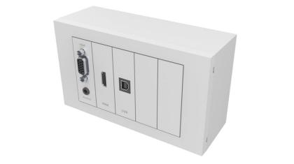 Anschlussbox HDMI, VGA, Audio und Kabel 10m